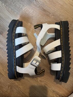 Dr. Martens Blaire Hydro Leather Strap Sandals - Women's